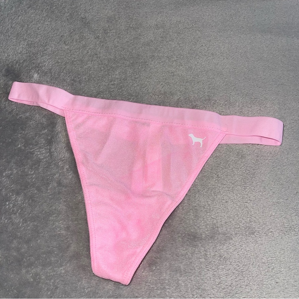 PINK V- string thong